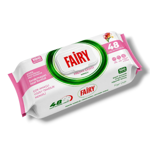 Servetele Umede Multisuprfete - FAIRY Servetele Umede Curatare Multisuprafete cu Bicarbonat, Otet Alb, Frezie 100 Buc
