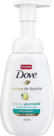 Gel de dus - DOVE Mousse Gel de Dus Pear & Aloe Vera 200 ml