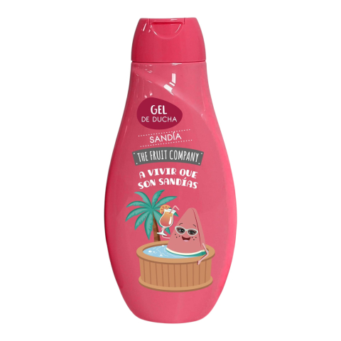 Noutati - Gel de Dus The Fruit Company Pepene Rosu 600 ml