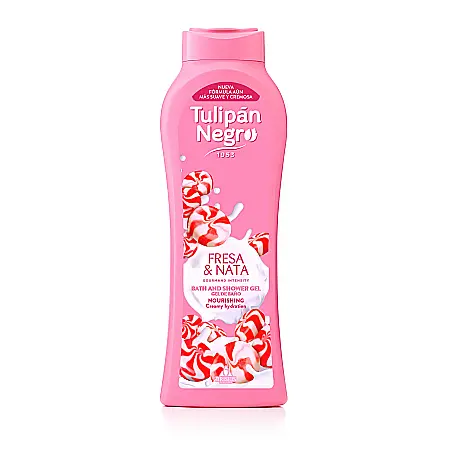 Gel de dus - TULIPAN NEGRO Gel de Dus Fresa & Nata 650 ml