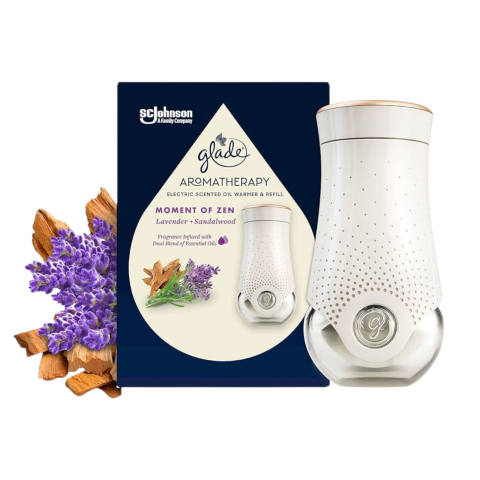 Camera - GLADE Aromatherapy Aparat Odorizant Priza+Rezerva 20 ml Moment of Zen Lavender & Sandalwood