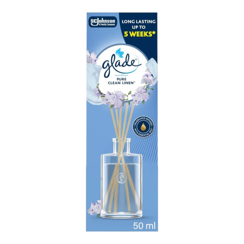 Noutati - GLADE Odorizant de Camera cu Betisoare PURE CLEAN LINEN 50 ml