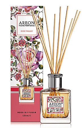 Odorizante - AREON Home Odorizant Camera cu Betisoare ROSE VALLEY 150 ml