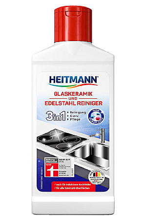 Produse de uz casnic - HEITMANN 3in1 Pasta de Curatat Plite cu Inductie - Vitroceramice 250 ml
