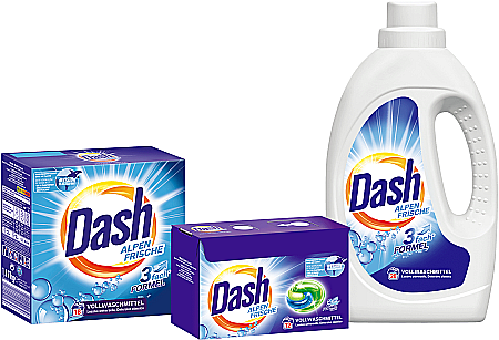 DASH Detergent Pudra 3in1 ALPEN FRISCHE pt Rufe Albe 1.17 kg (18 spalari) [1]