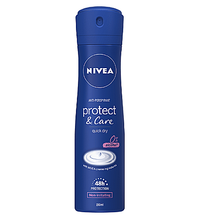 Deodorante & Parfumuri - NIVEA Spray Deodorant Antiperspirant PROTECT & CARE 150 ml