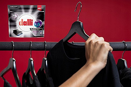 DALLI Black Wash 3in1 Detergent Capsule pt Rufe Negre 24 buc [1]
