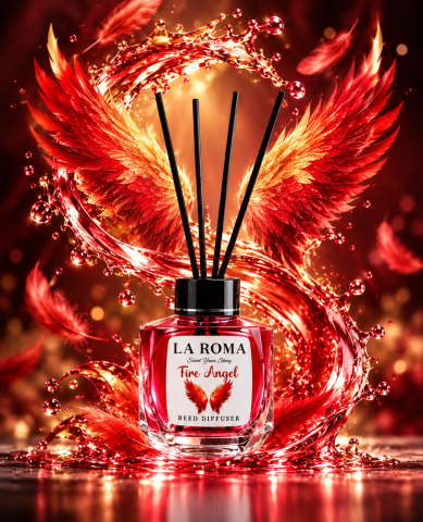 LA ROMA Odorizant Camera cu Betisoare ANGEL FIRE 130 ml [1]
