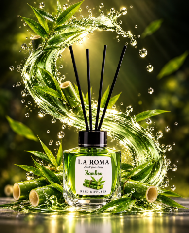 LA ROMA Odorizant Camera cu Betisoare BAMBOO 130 ml [1]