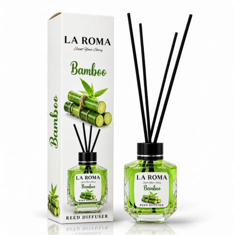 Camera - LA ROMA Odorizant Camera cu Betisoare BAMBOO 130 ml