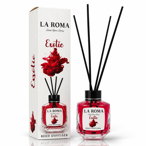 Camera - LA ROMA Odorizant Camera cu Betisoare EXOTIC 130 ml