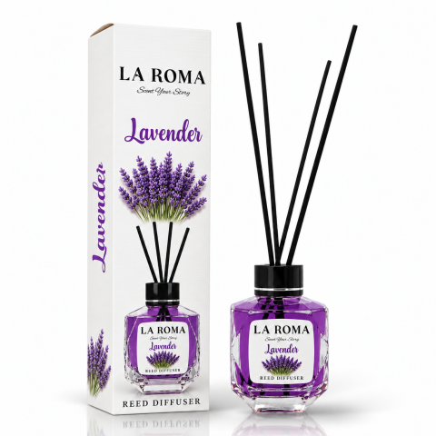 Camera - LA ROMA Odorizant Camera cu Betisoare LAVANDA 130 ml
