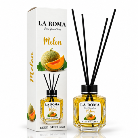 Camera - LA ROMA Odorizant Camera cu Betisoare PEPENE GALBEN 130 ml