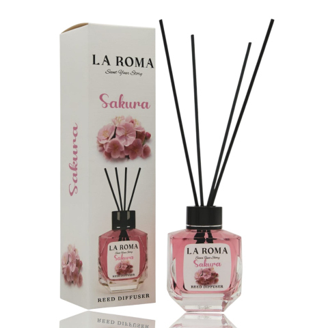Odorizante - LA ROMA Odorizant Camera cu Betisoare SAKURA BLOSSOM 130 ml