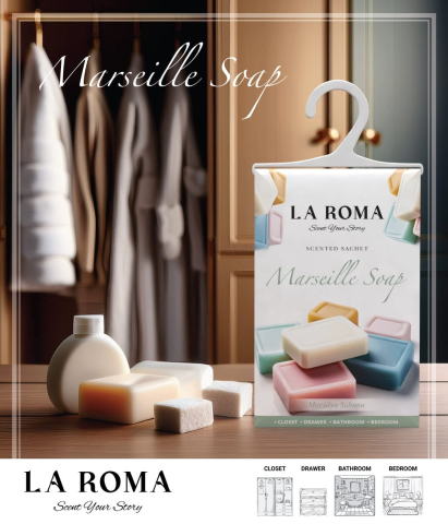 LA ROMA Saculet Odorizant pt Haine/Dulap/Sertare MANGO 26g [12]