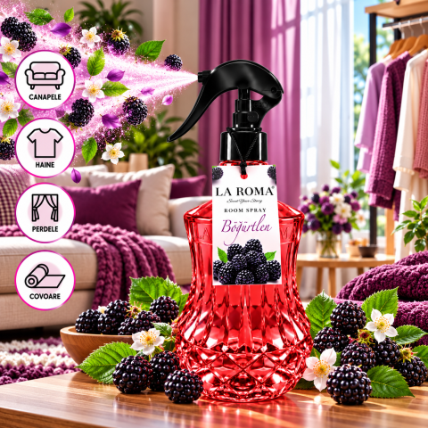 LA ROMA Spray Odorizant BLACKBERRIES 500 ml [1]