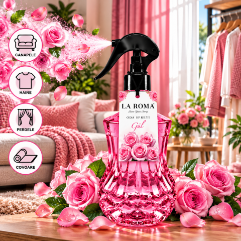 LA ROMA Spray Odorizant TRANDAFIR 500 ml [1]