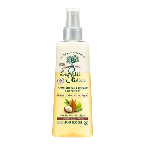 Balsam de par - LE PETIT OLIVIER Spray Hranitor pt Descurcarea Parului cu Ulei de Masline, Shea & Argan 150 ml