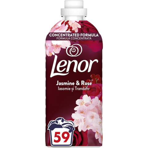 Balsam rufe - LENOR Balsam de Rufe Jasmine & Rose 1.239 ml (59 spalari)