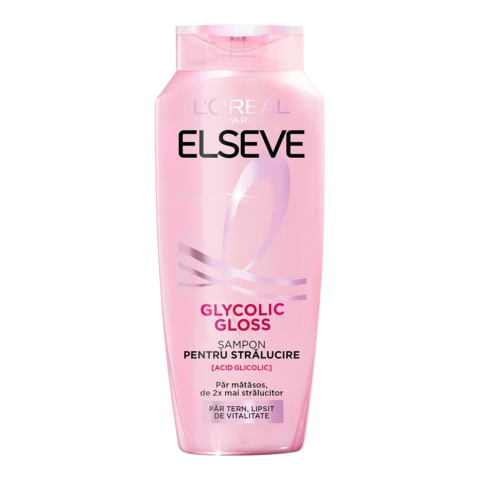 Noutati - LOREAL ELSEVE Sampon Glycolic Gloss pt Stralucirea Parului cu Acid Glicolic 250 ml