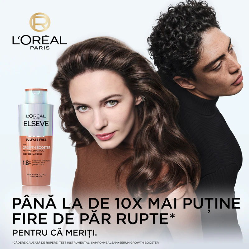 LOREAL ELVIVE (Elseve) Sampon Fortifiant Impotriva Caderii Parului Growth Booster 200 ml [2]