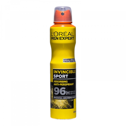 Deodorante & Parfumuri - LOREAL Men Expert Spray Deodorant Barbati INVINSIBLE SPORT 96H XL 250 ml