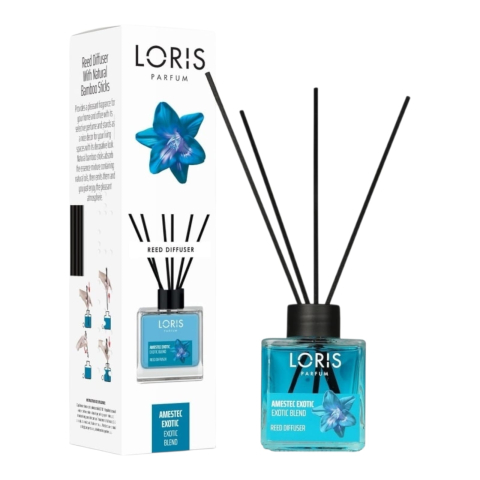 LORIS Odorizant cu Betisoare 120 ml - LORIS Odorizant Camera cu Betisoare EXOTIC BLEND 100 ml