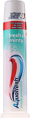 Ingrijire Personala - AQUAFRESH Pasta de Dinti Tub cu Pompa Fresh & Minty 100 ml