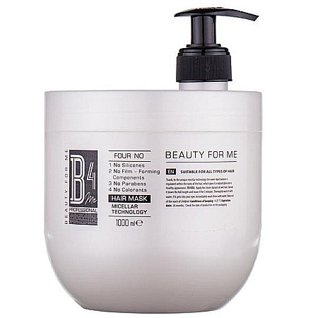 Ingrijirea parului - B4ME Masca de Par Professional Reparatoare cu Pompa 1000 ml
