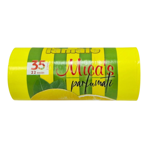 Noutati - MICAS Saci Menajeri Parfumati cu Urechi HD-LD LAMAIE 35L 22buc/rola