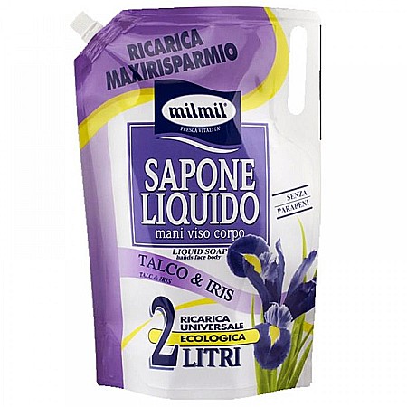 Sapunuri - MilMil Rezerva Sapun Lichid Talco & Iris 2L