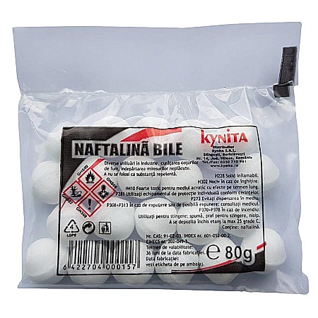 Combaterea Insectelor Daunatoare - KYNITA Naftalina Bile 80 g