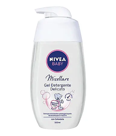 Cosmetice copii - NIVEA Baby Gel Micelar de Curatare Delicat cu Galbenele 500 ml