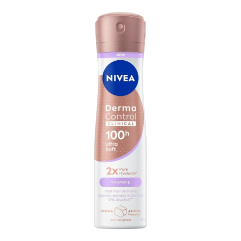 Noutati - NIVEA Derma Control Spray Antiperspirant Clinical Ultra Soft 150 ml