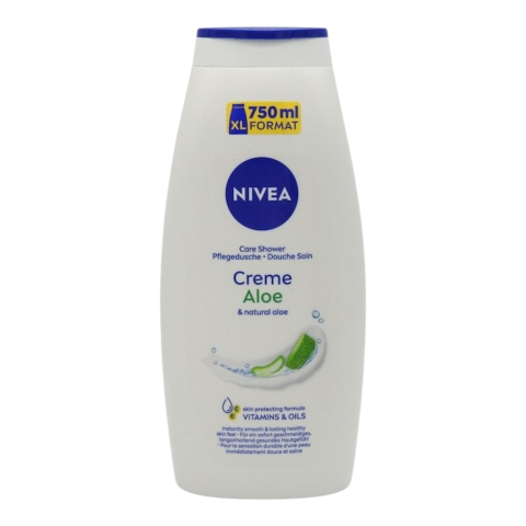 Ingrijirea corpului - NIVEA Gel de Dus Creme Aloe & Natural Aloe 750 ml