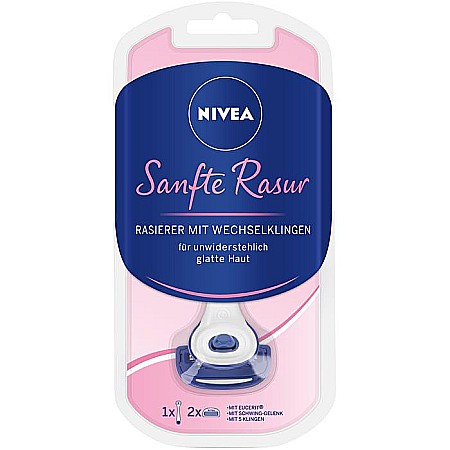 Produse pentru ras - NIVEA Women Aparat de Ras pt Femei + 2 Rezerve