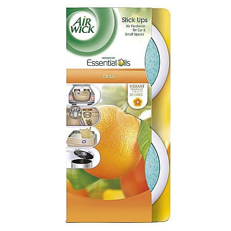 Odorizante - AirWick Stick-Up Odorizant Incaperi Inchise Citrus 2×30 gr