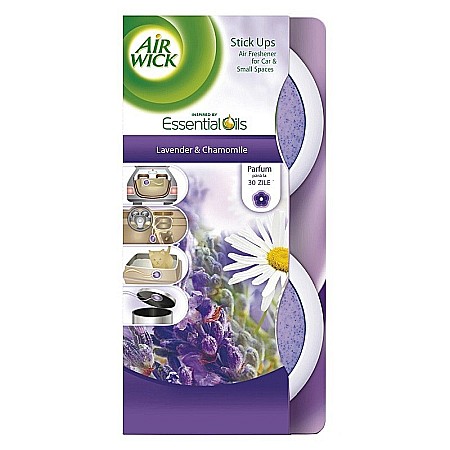 Odorizante - AirWick Stick-Up Odorizant Incaperi Inchise Lavanda 2x30 gr