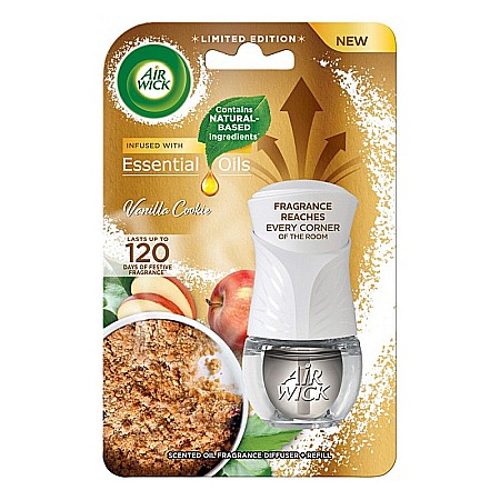 Odorizante - AirWick Aparat Odorizant Priza+Rezerva 19 ml Vanilla Cookie