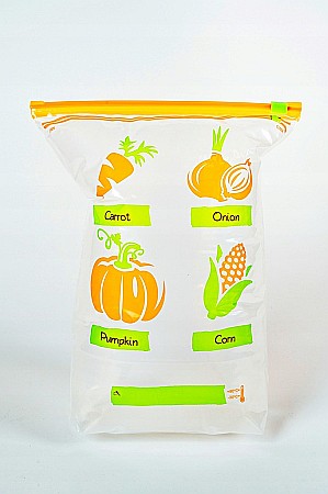 PACLAN Pungi Alimentare Inchidere cu Fermoar Zip 3L 10 buc [2]