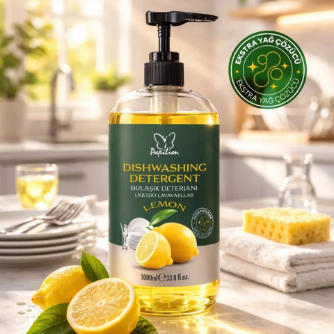 PAPILION Detergent Vase cu Pompa Lemon 1000 ml [1]