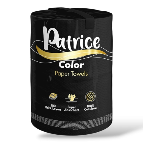 Noutati - Patrice Prosop Bucatarie Monorola COLOR 2 Straturi 125 foi NEGRU