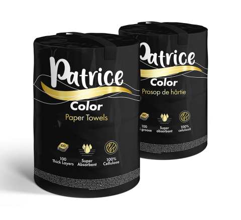 Patrice Prosop Bucatarie Monorola COLOR 2 Straturi 125 foi NEGRU [1]