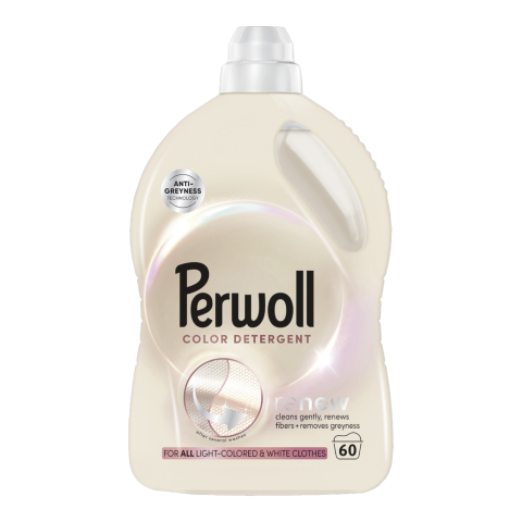 Detergent Rufe - PERWOLL Detergent Lichid Renew Light Colors 3 L (60 spalari)