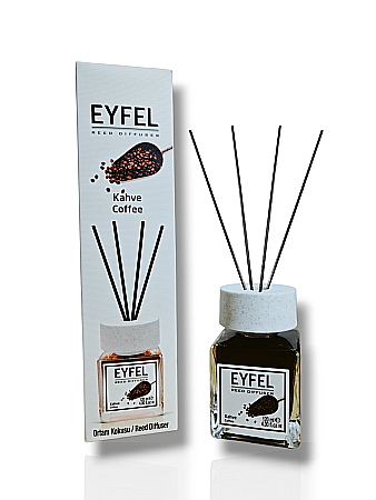 Reduceri - EYFEL Odorizant Camera cu Betisoare COFFEE LATTE 120 ml