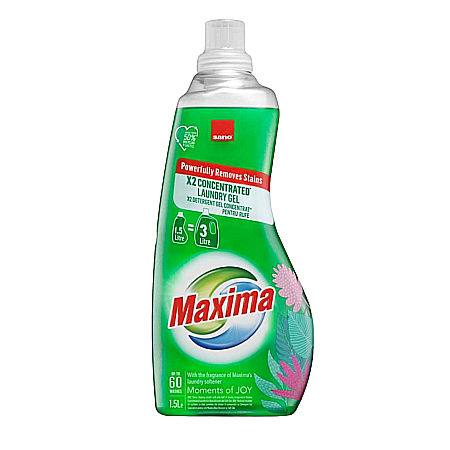 Detergent Rufe - SANO Maxima Detergent Power Gel 2X CONCENTRAT MOMENTS of JOY 1.5L 60 (spalari)