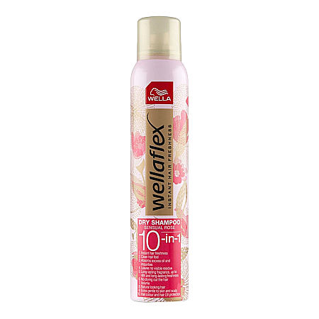 Ingrijirea parului - WELLA Wellaflex Sampon Uscat Sensual Rose cu Parfum Floral Delicat 180 ml