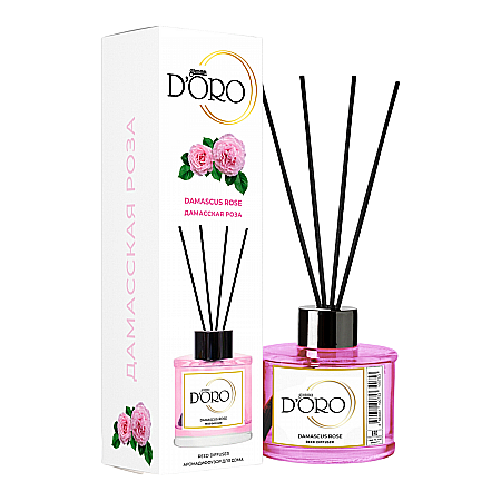 Odorizante - Gamma D’ORO Odorizant Camera cu Betisoare ROSE 120 ml