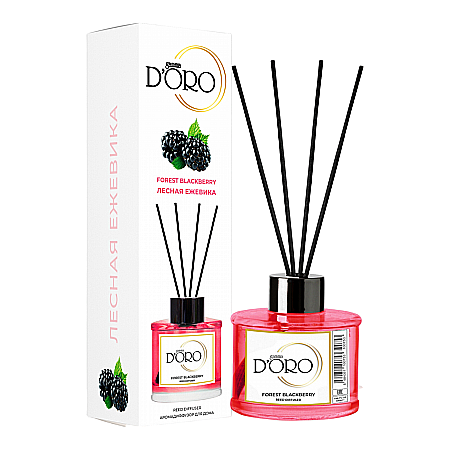 Gamma D'ORO - Gamma D’ORO Odorizant Camera cu Betisoare BLACKBERRY 120 ml