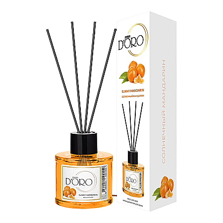Odorizante - Gamma D’ORO Odorizant Camera cu Betisoare MANDARIN 120 ml